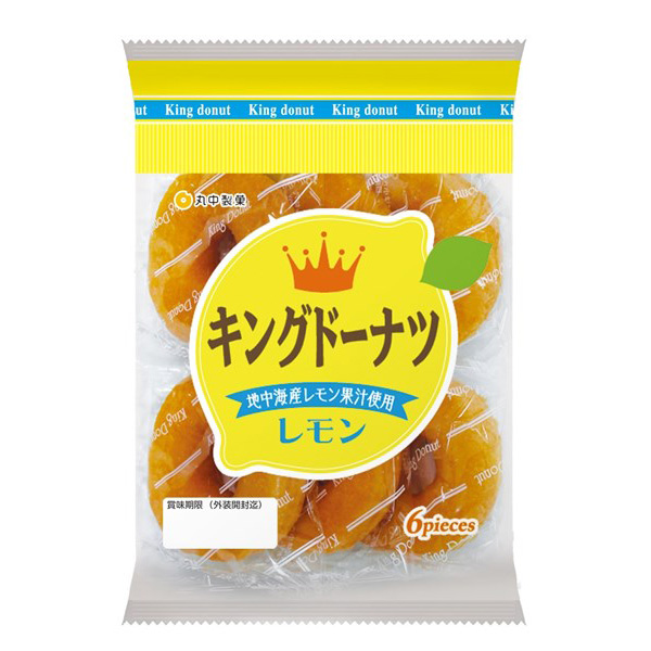 キングドーナツ　レモン　6個入<br>【期間限定】